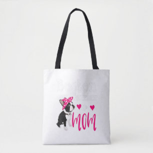 Tote Bag Boston Terrier Chien Maman Propriétaire Cute Funn