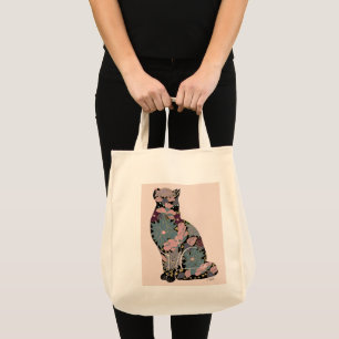 Tote Bag Botanical Cat Market Fourre-tout