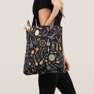 Tote Bag Botanique enchantée : Herbes magiques et artisanat