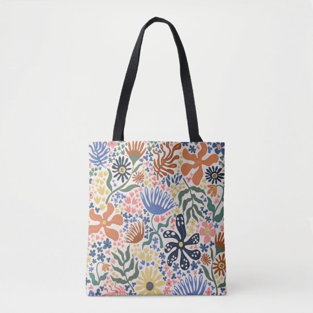 Tote Bag Botanique série Boho #2 (Devant)