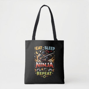 Tote Bag Boucle de vie de ninja