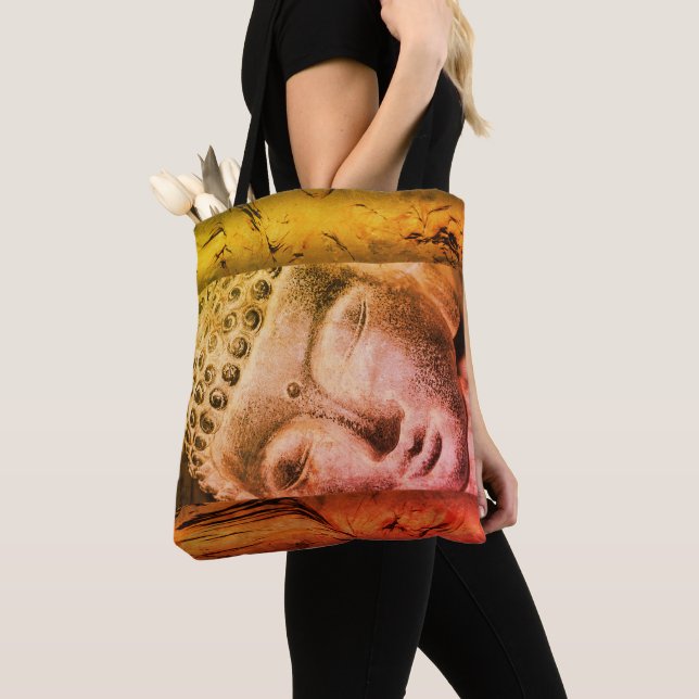 Tote Bag Bouddha couché fourre-tout (De près)
