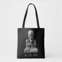 Bouddha noir et blanc
