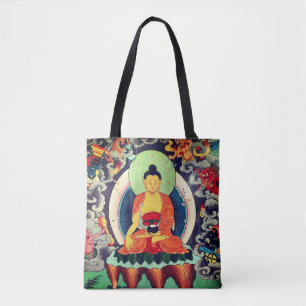 Tote Bag Bouddha Shakyamuni peinture, Himalaya - Népal