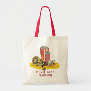 Tote Bag Bouffée de film texte personnalisé