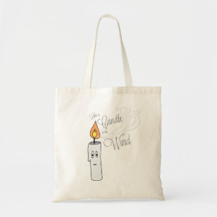 Tote Bag Bougie dans le vent