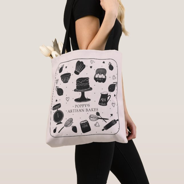 Tote Bag boulangerie boulangerie boulangerie (De près)