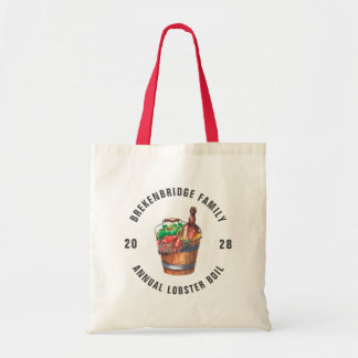 Tote Bag Boule annuelle de homard et fête d'été sur mesure