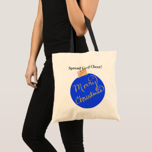 Tote Bag Boule bleu .Ornament