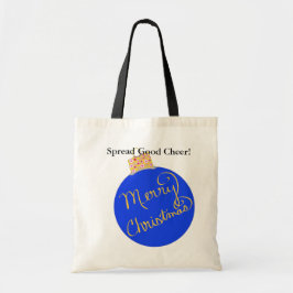 Tote Bag Boule bleu .Ornament