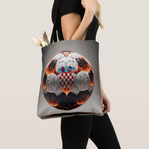 Tote Bag Boule de football croate fière