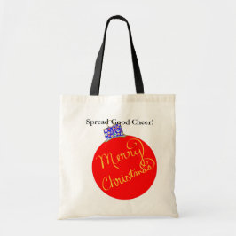 Tote Bag Boule Ornament Rouge Bleu