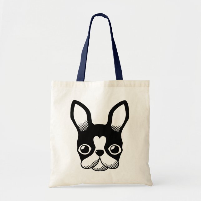Tote Bag Bouledogue français/Boston Terrier (Devant)