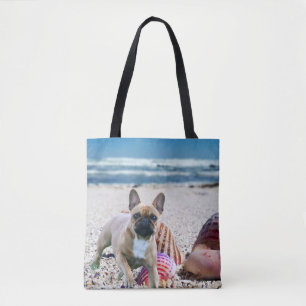 Tote Bag Bouledogue français Eté French Bulldog