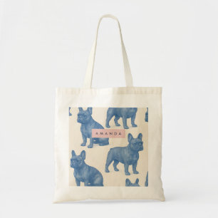 Tote Bag Bouledogue Français Mignon Personnalisé