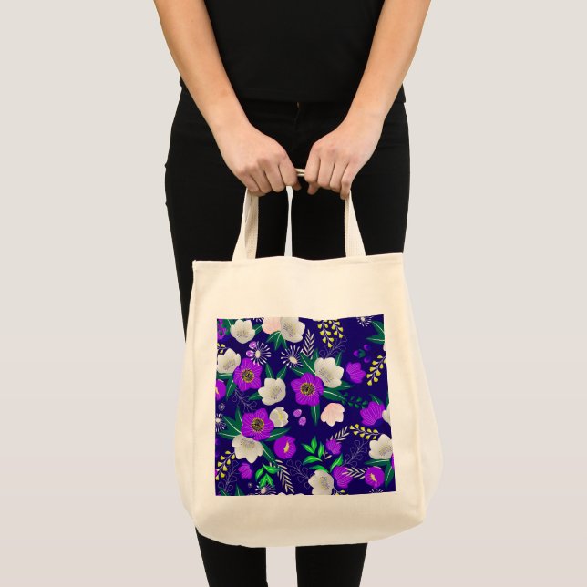 Tote Bag Bouquet de fleurs de printemps rustique (Devant (produit))