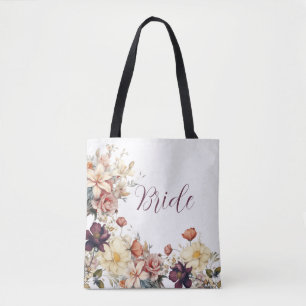 Tote Bag Bouquet floral mariage Élégant sur mesure