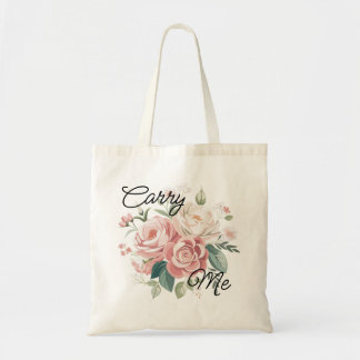 Tote Bag Bouquet Rose Rose Carry Me