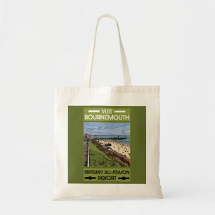 Tote Bag Bournemouth Vintage Retro