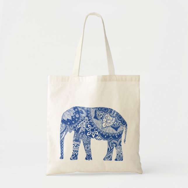 Tote Bag Bourse économique avec éléphant (Devant)