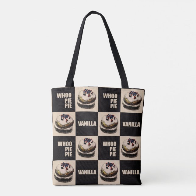 Tote Bag [BoutBoutBout] Chaussettes à tarte blanche vanille (Dos)