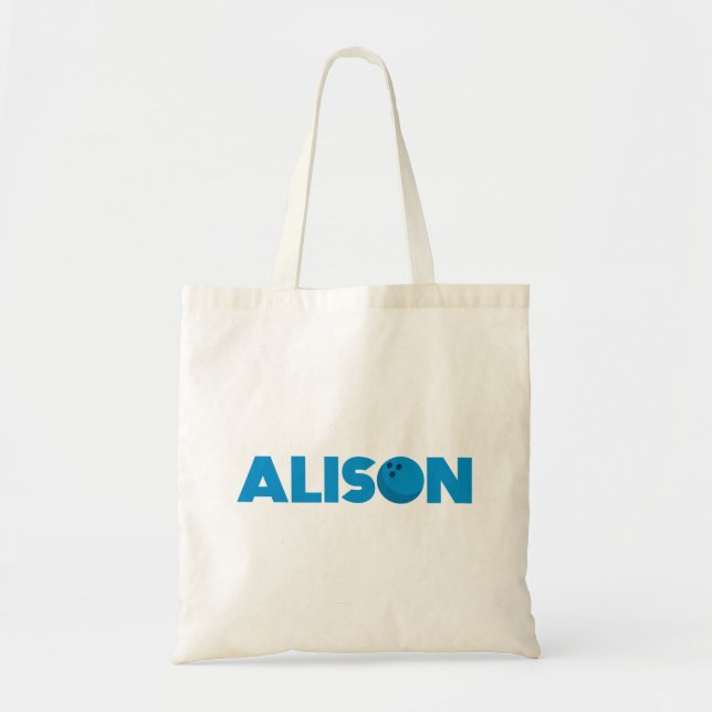 Tote Bag Bowling d'Alison (Devant)