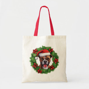 Tote Bag Boxe couronne de Noël