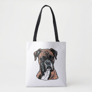 Tote Bag Boxer Buddy Humoristique Protective