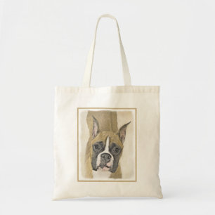 Tote Bag Boxer Peinture - Cute Original Chien Art