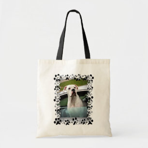 Tote Bag Boxeur blanc dans une voiture