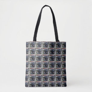 Tote Bag bracelet gris de canne corso