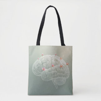 Tote Bag Brain Botanical Creativity