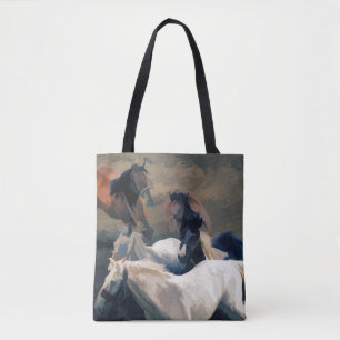 Tote Bag Breaking Free - Chevaux sauvages
