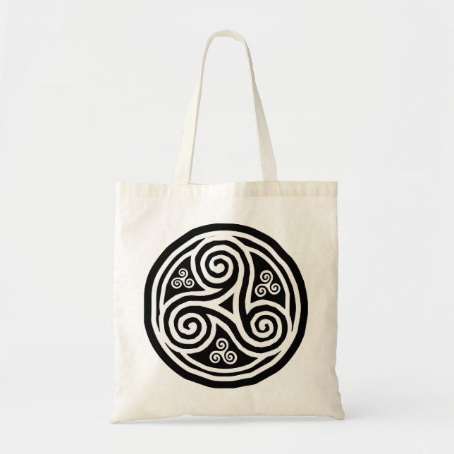 Tote Bag Bréizh triskele (Devant)