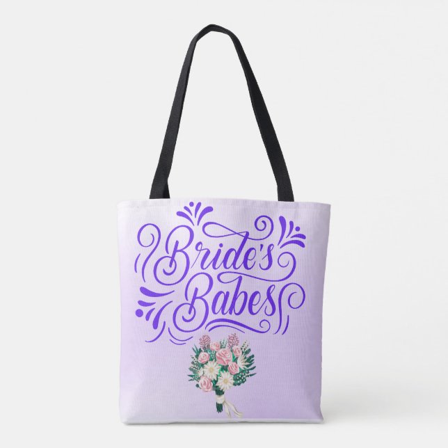 Tote Bag Brides Babes Fourre-tout Bridesmaid (Dos)