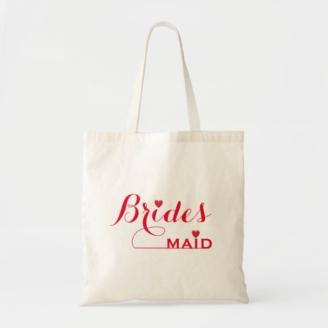 Tote Bag Bridesmaid Customisé (Devant)