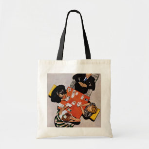 Tote Bag Bridge Game par Norman Rockwell