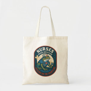 Tote Bag Brigade de grenouilles des infirmières – Les guéri