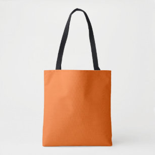 Tote Bag Bright Tiger Orange Solide couleur Impression