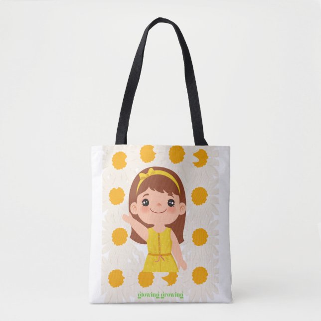 Tote Bag brillant avec croissance (Devant)