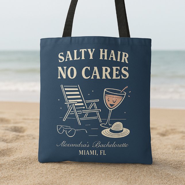 Tote Bag Brise Côtière Dernier Toast Demoiselle d'Honneur (Créateur téléchargé)