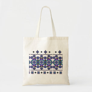 Tote Bag Broderie bleue