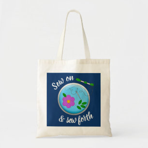 Tote Bag Broderie d'image à coudre et à poursuivre