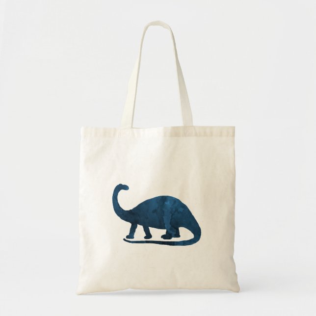 Tote Bag Brontosaurus - Bleu marine - Dinosaur (Devant)