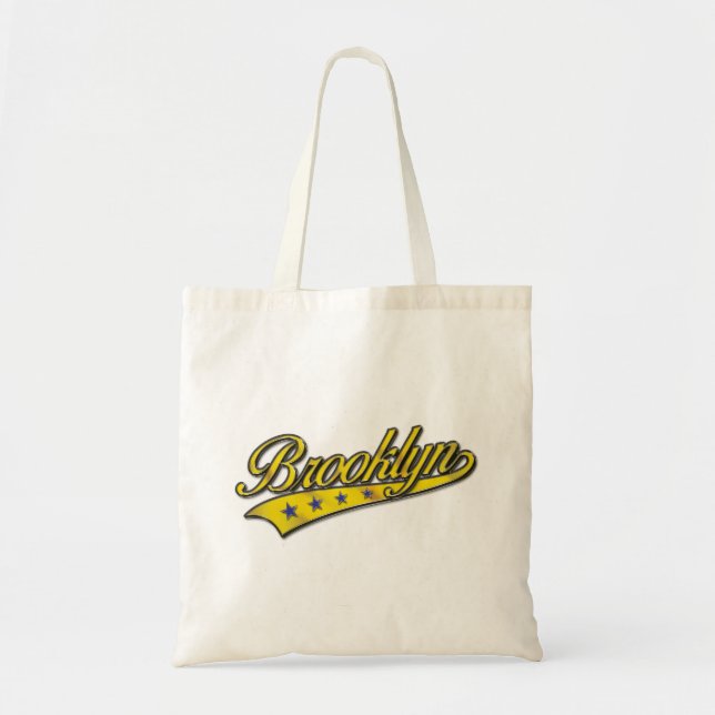 Tote Bag Brooklyn Logo Gold Embossé (Devant)