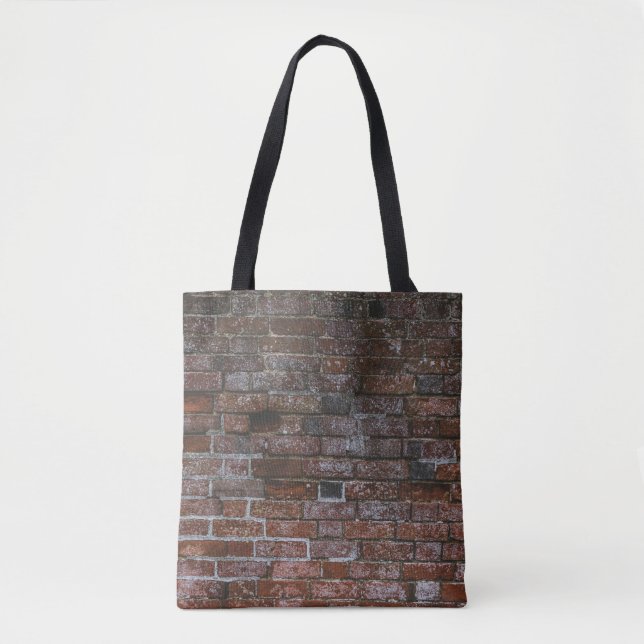 Tote Bag Brown brick wall (Devant)