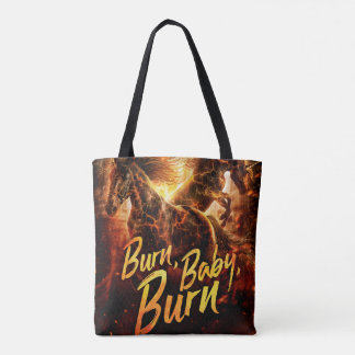 Tote Bag Brûler, bébé, brûler :Sac fourre-tout