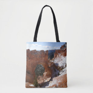 Tote Bag Bryce Canyon Pont naturel Paysage neigeux Photo