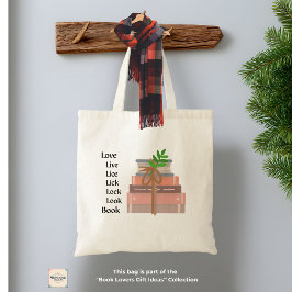 Tote Bag - Bücherwurm-Geschenk Tragetasche