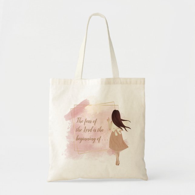 Tote Bag Budget des connaissances Fourre-tout (Devant)